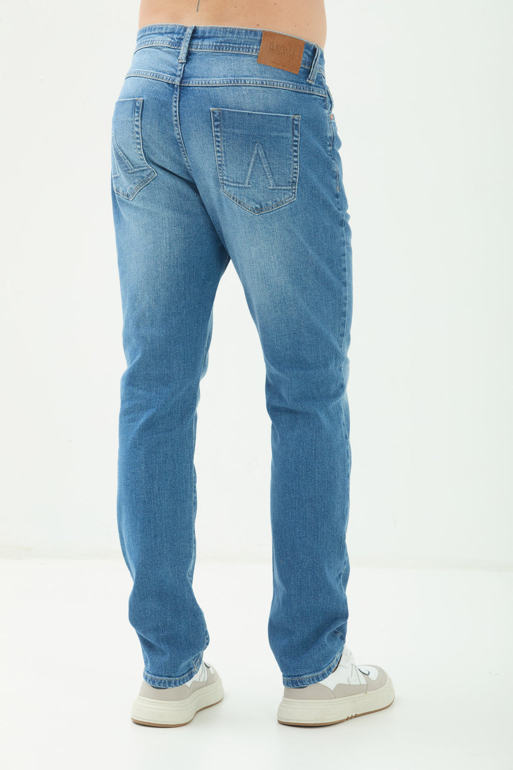 Calça Jeans Rock Masculina Acostamento Jeans Intermediario