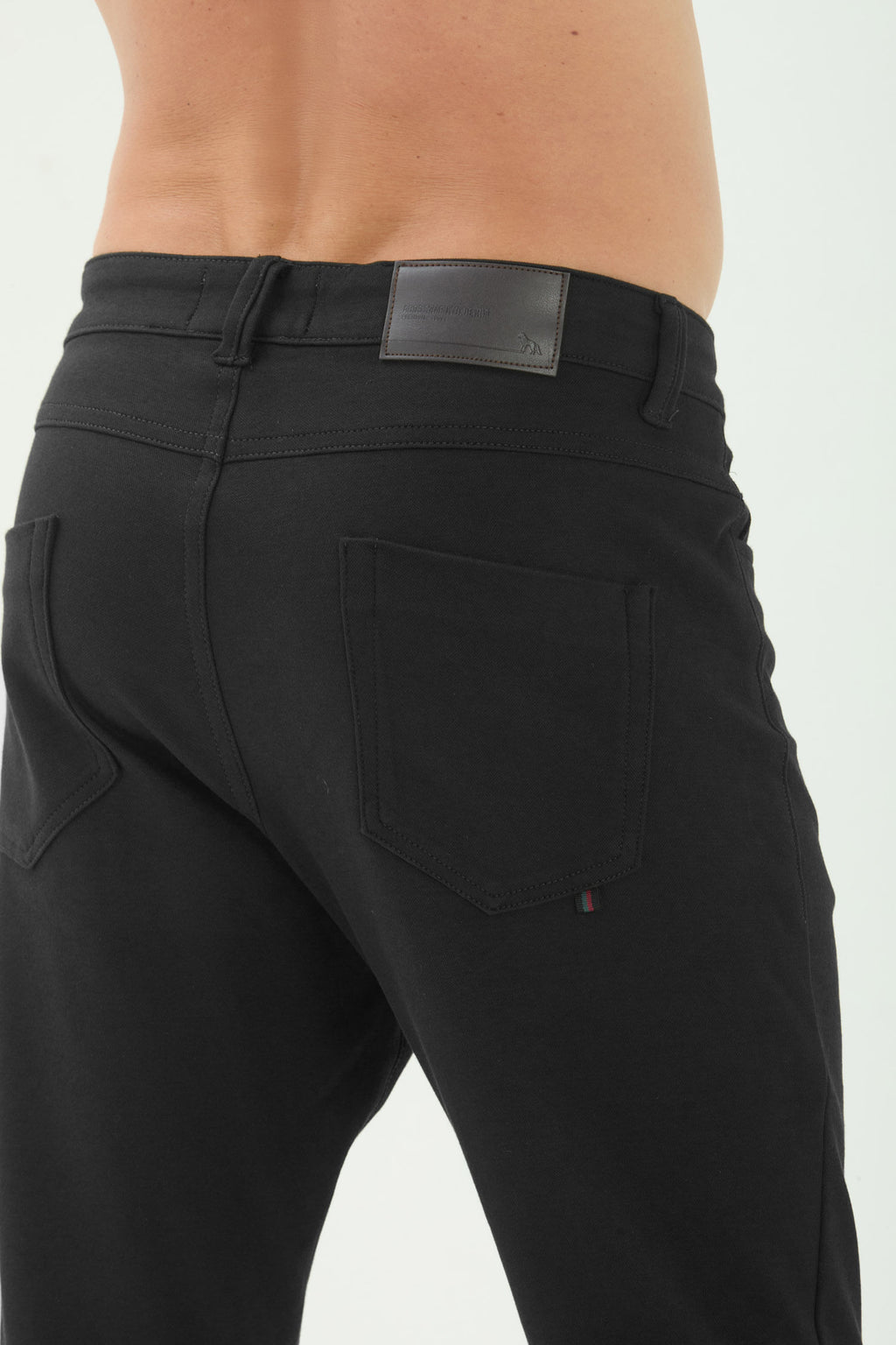 Calça Moletom Casual Masculina Acostamento Preto