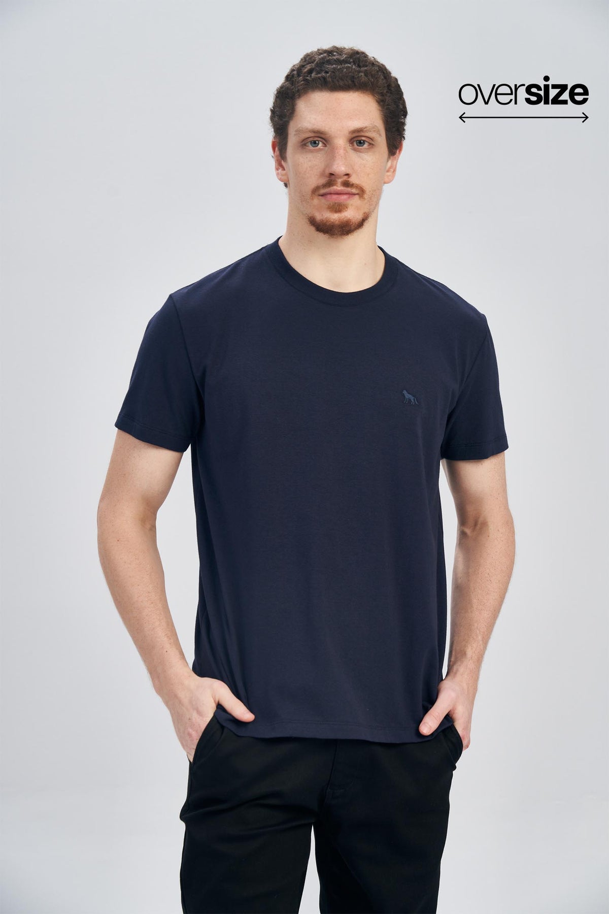 Camiseta Essential Elastano Masculina Oversize Acostamento Branco