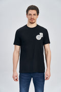 Camiseta Double Shield Masculina Acostamento Preto