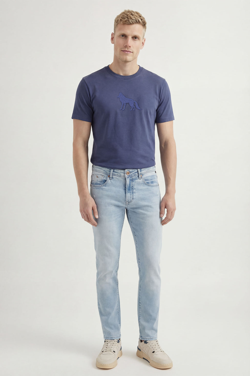 Calça Jeans Tech Casual Masculina Acostamento Jeans Escuro
