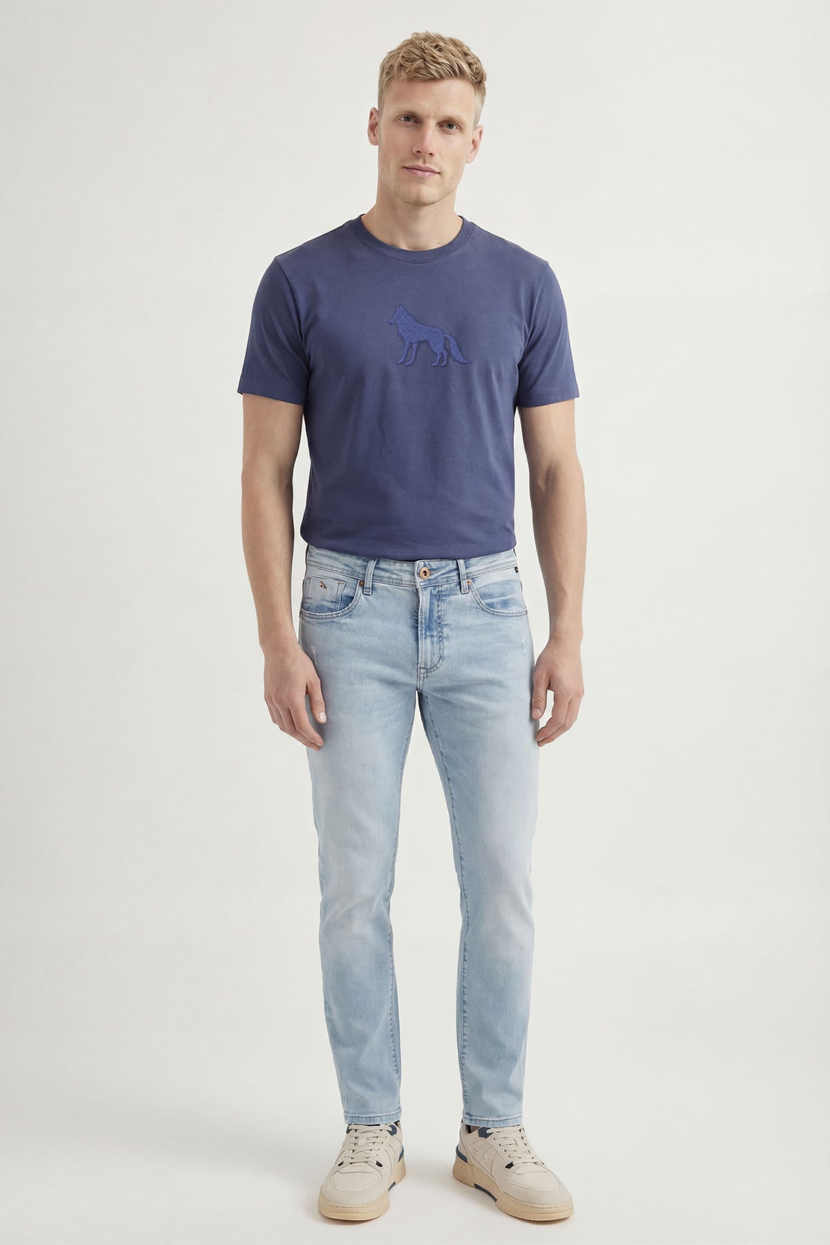 Calça Jeans Tech Casual Masculina Acostamento Jeans Escuro