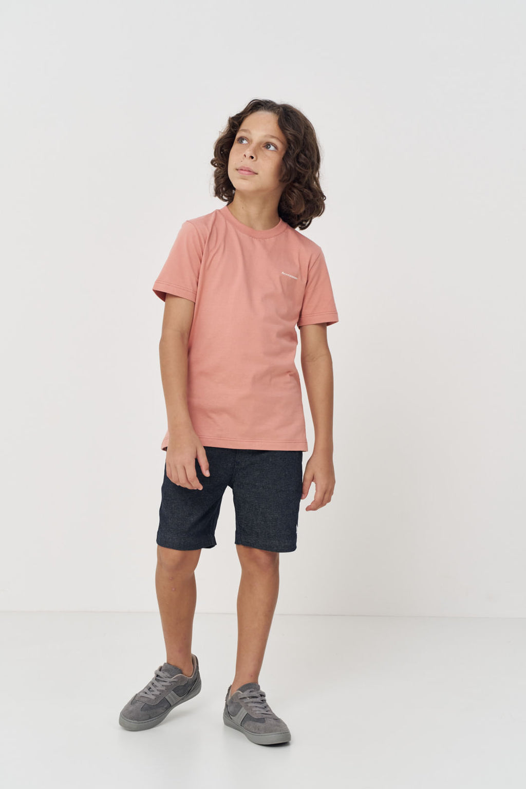 Camiseta Gola Redonda Menino Acostamento Next Ceramica