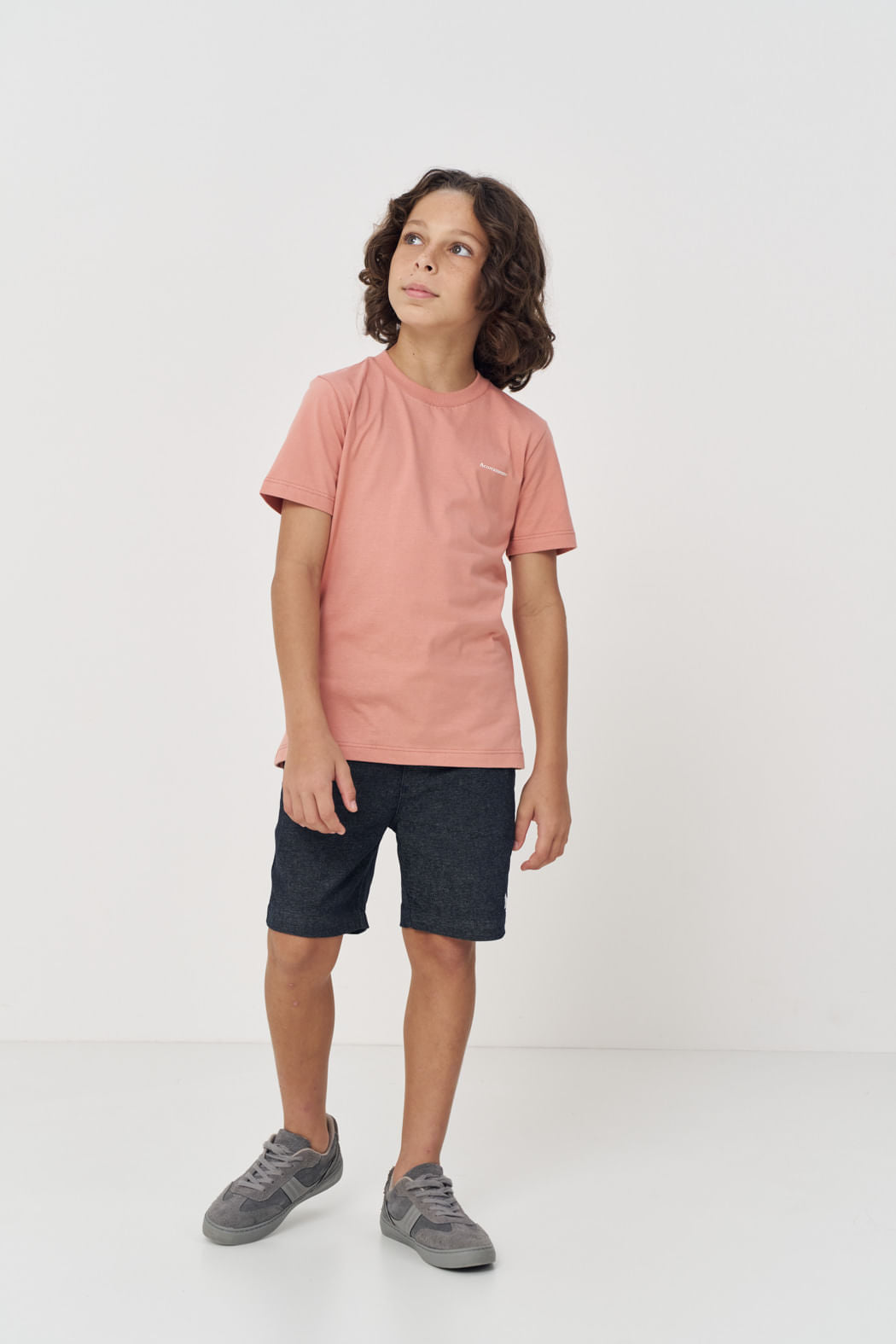 Camiseta Gola Redonda Menino Acostamento Next Ceramica