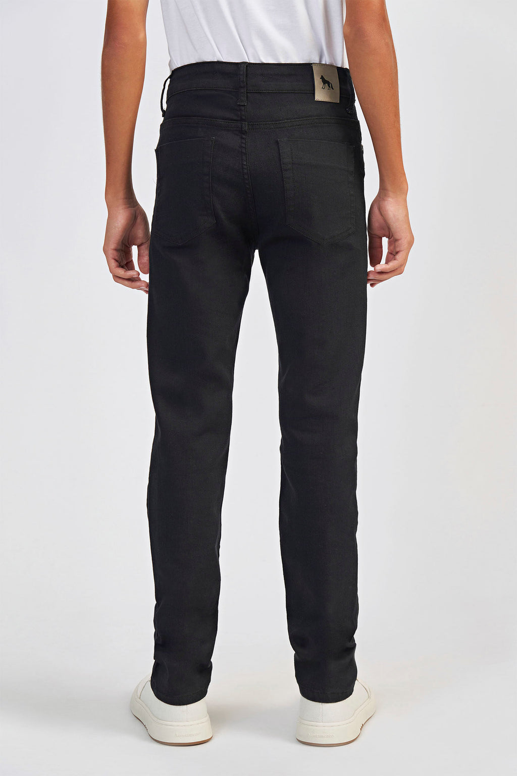 Calça Jeans Rock Black Young Menino Acostamento Jeans Escuro