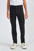Calça Jeans Rock Black Young Menino Acostamento Jeans Escuro