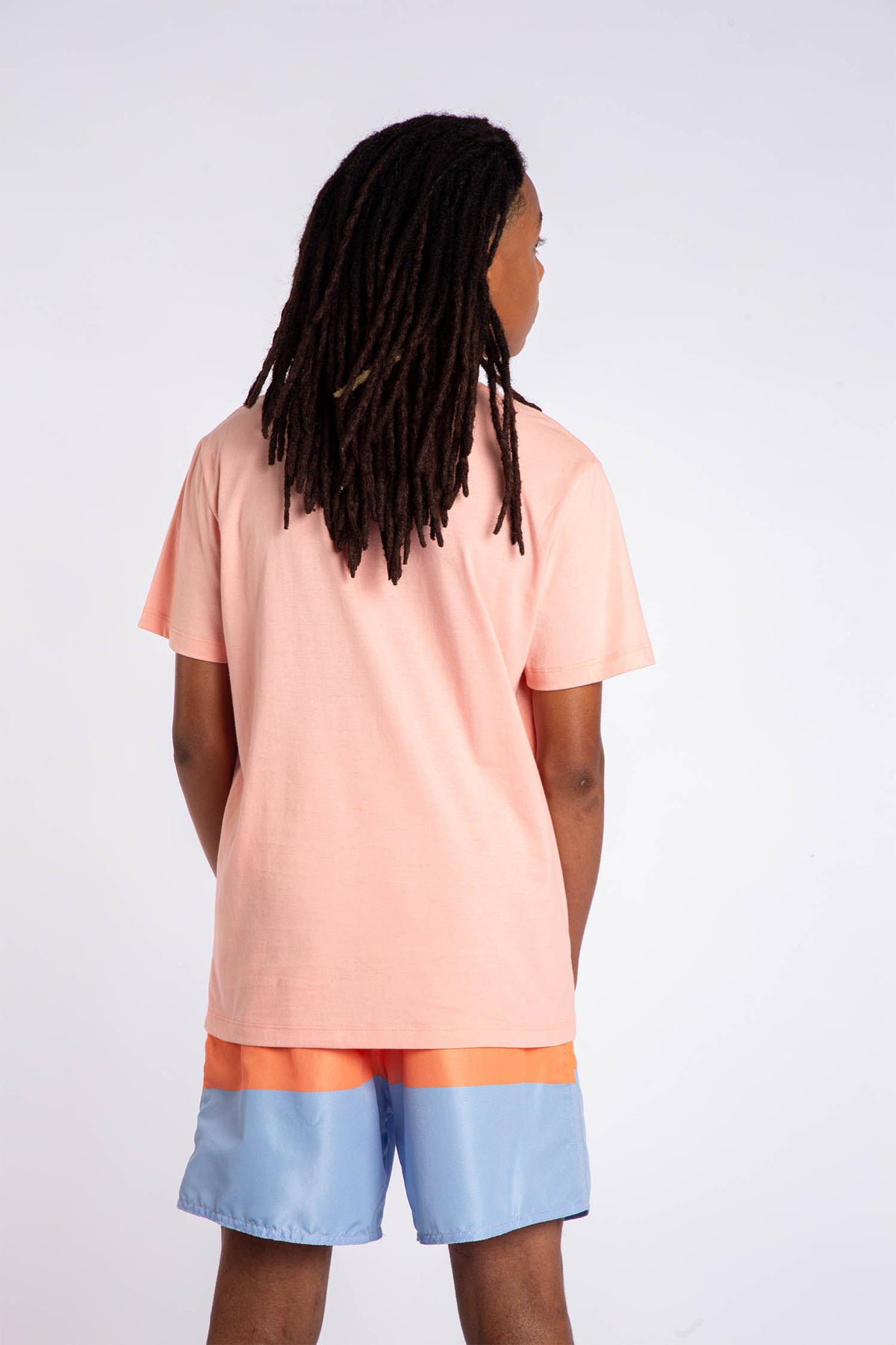 Camiseta Casual Cotton Young Menino Acostamento Rosa Guava