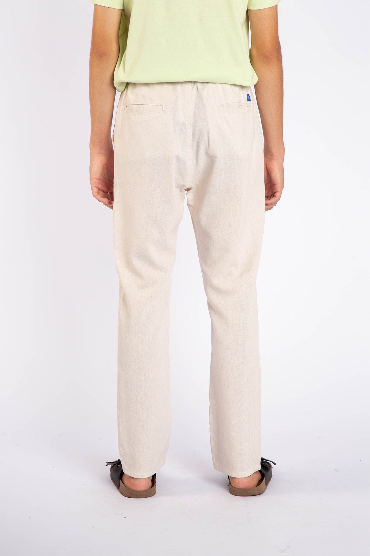 Calça Bolso Frontal Young Menino Acostamento Natural
