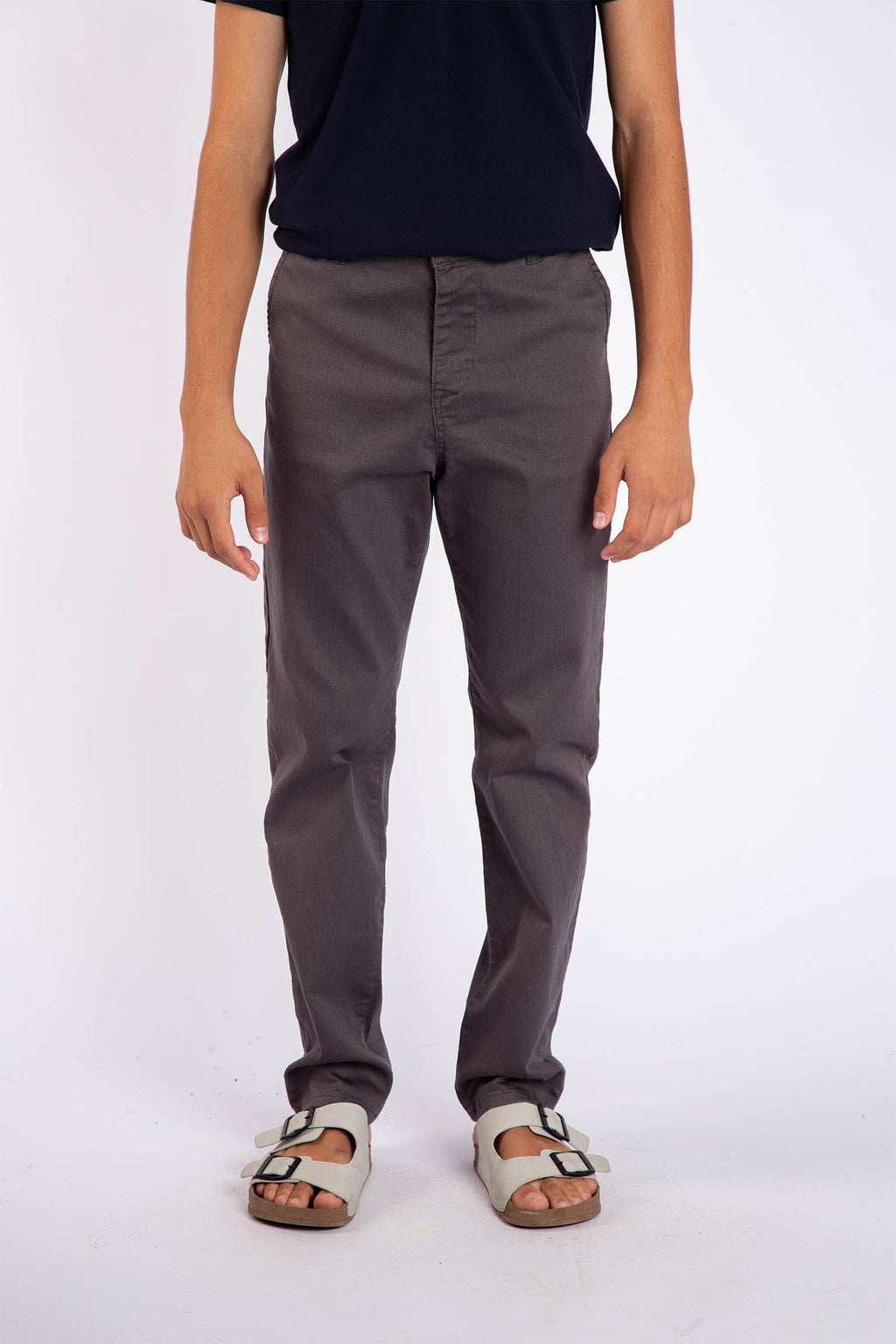 Calça Model Young Menino Acostamento Chumbo
