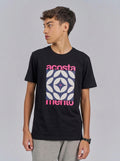 Camiseta Shapes Menino Acostamento Next Preto