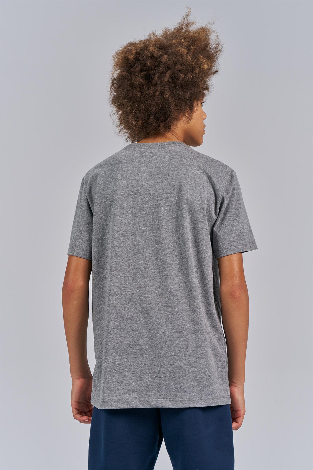 Camiseta Little Wolf Detail Menino Acostamento Next Mescla Grafite