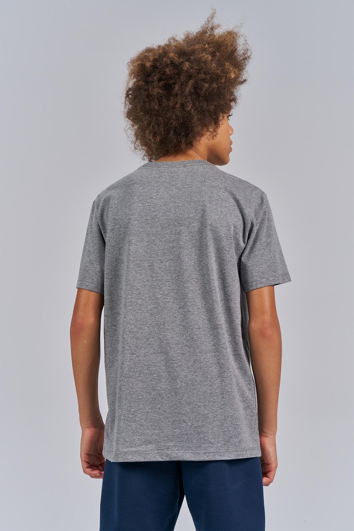 Camiseta Little Wolf Detail Menino Acostamento Next Mescla Grafite