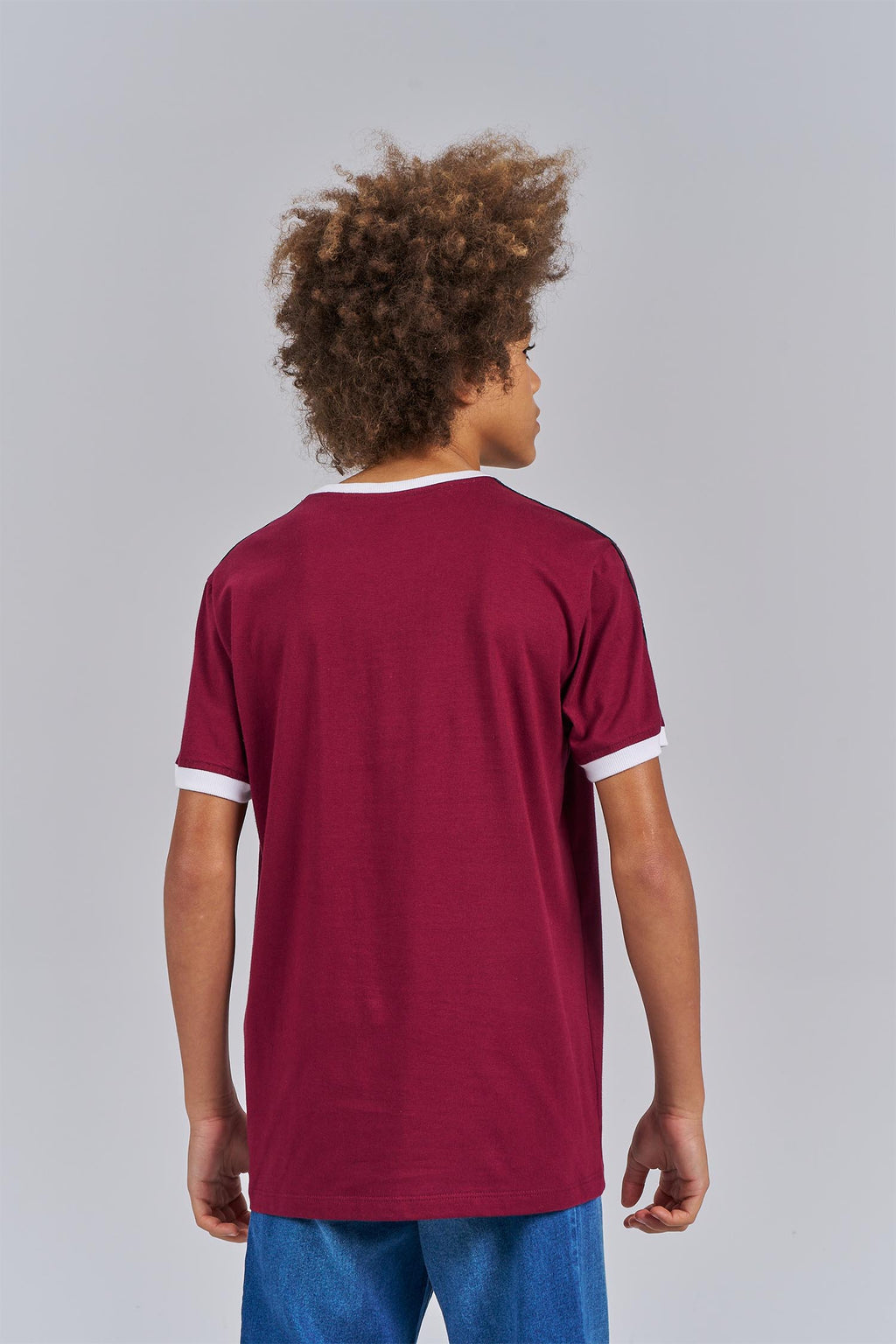 Camiseta Duo Menino Acostamento Next Bordo Sangria
