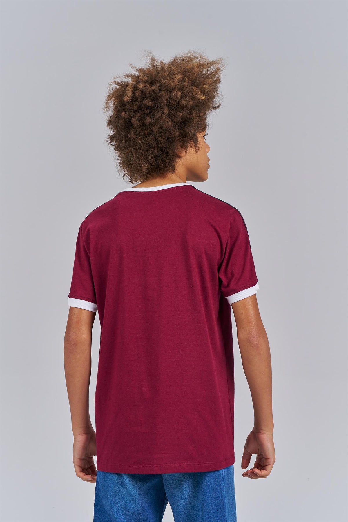 Camiseta Duo Menino Acostamento Next Bordo Sangria