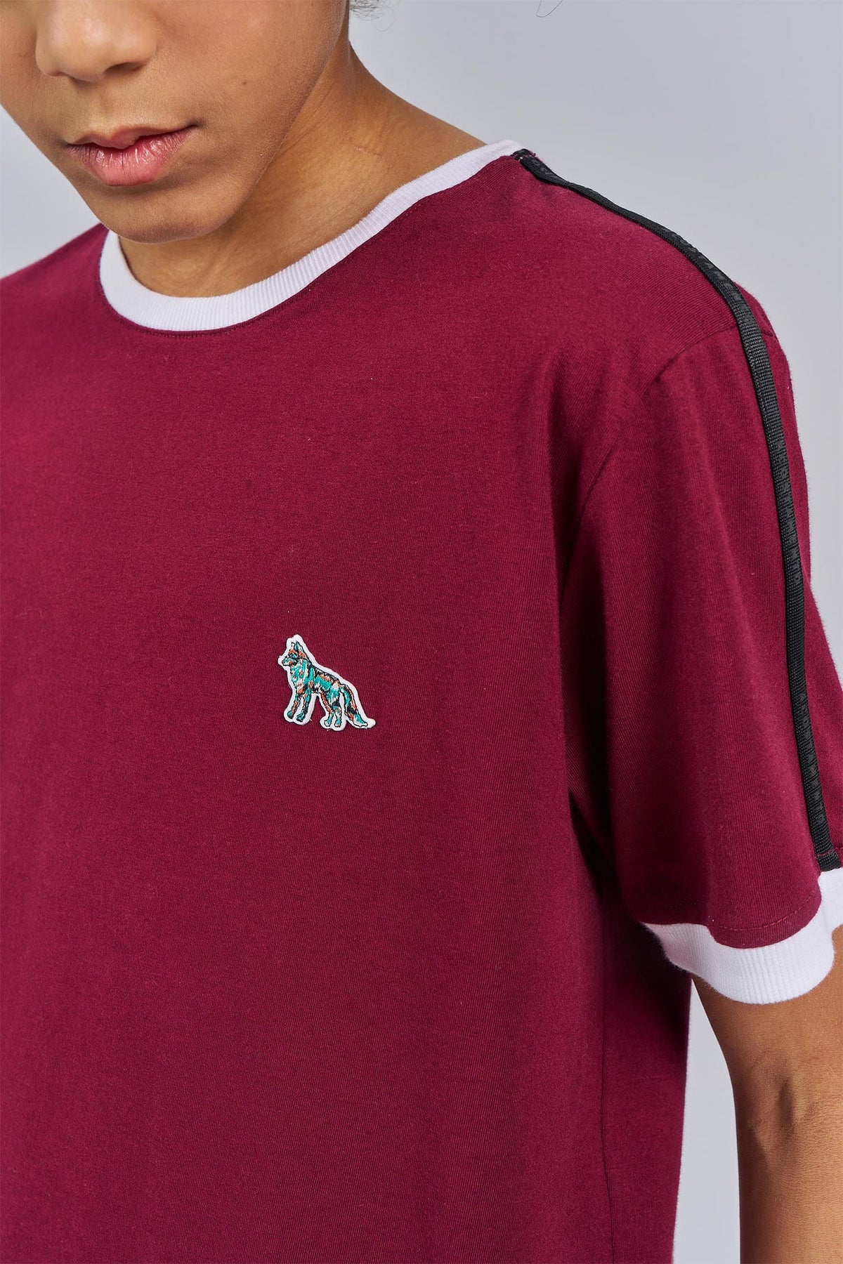 Camiseta Duo Menino Acostamento Next Bordo Sangria