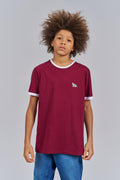 Camiseta Duo Menino Acostamento Next Bordo Sangria