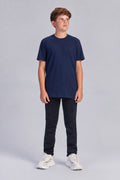 Camiseta Letter Lateral Menino Acostamento Next Marinho