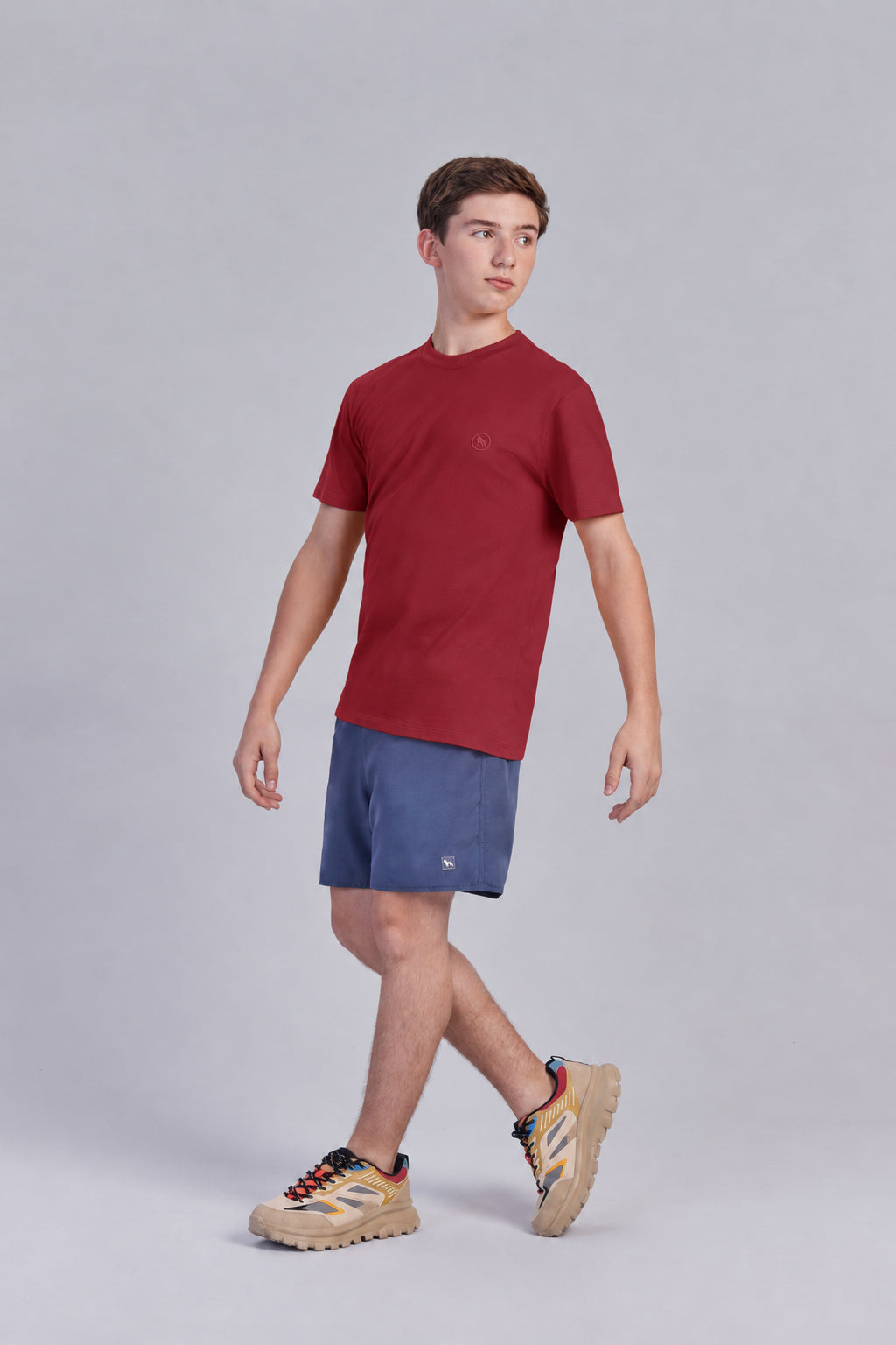 Camiseta Mini Touch Menino Acostamento Next Vermelho Chilli