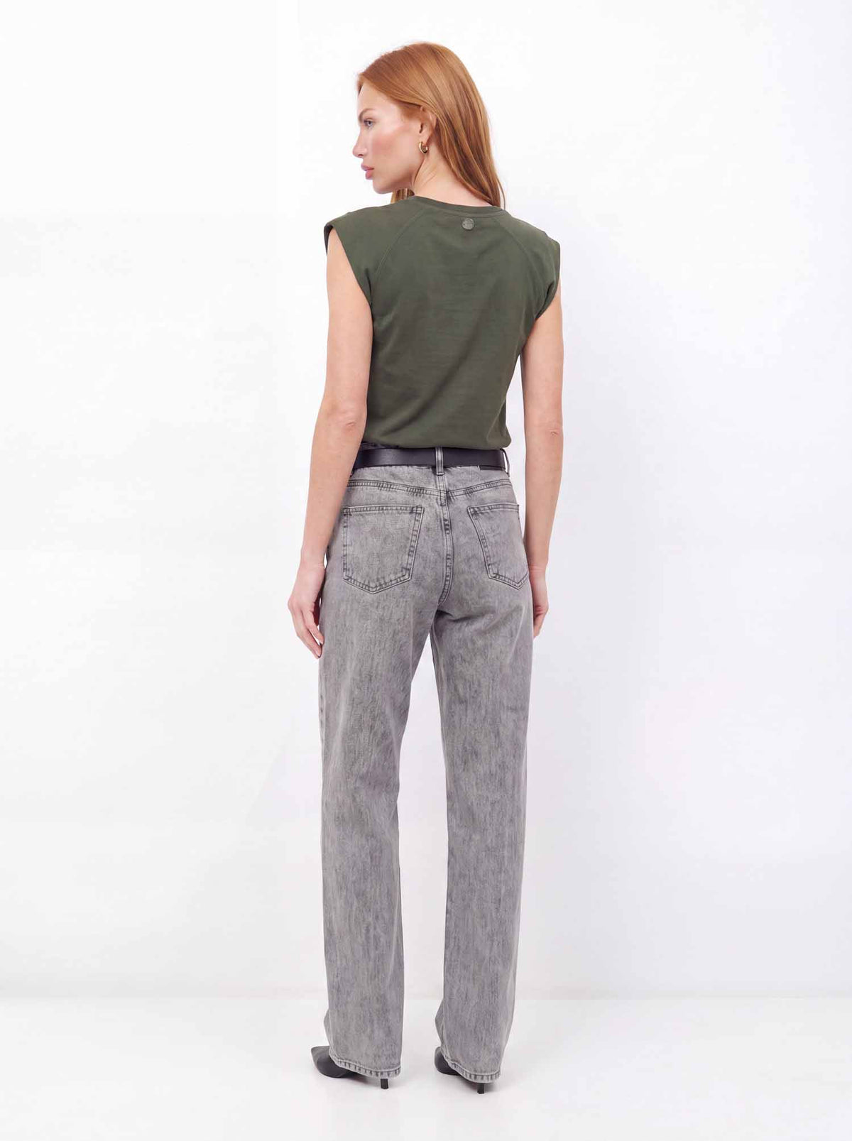 T-Shirt Básica ACT Feminina Midnight Green