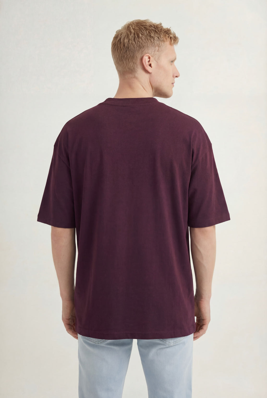 Camiseta Oversize Casual Masculina Acostamento Marinho