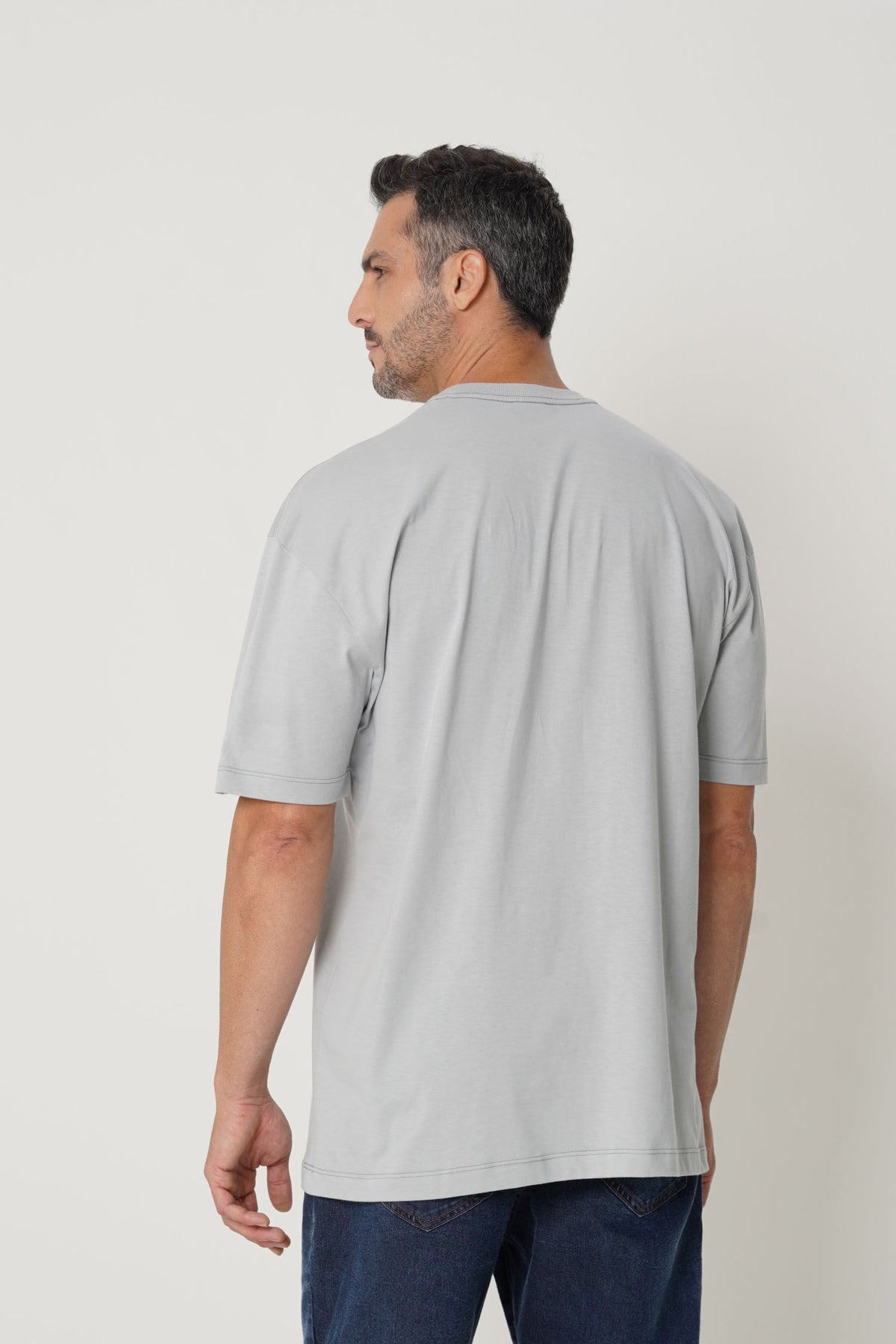 Camiseta Big Shirt Masculina Acostamento Azul Neblina
