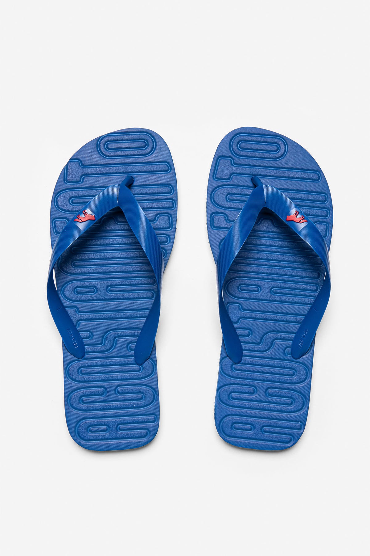 Chinelo Logo Instinto Masculino Acostamento Azul