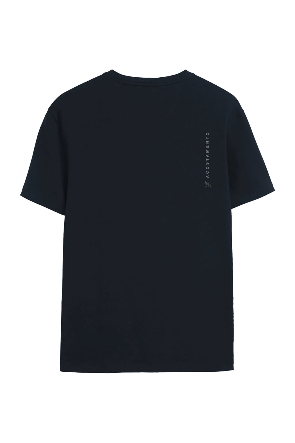 Camiseta Wolf Brand Masculina Oversize Acostamento Azul Navy
