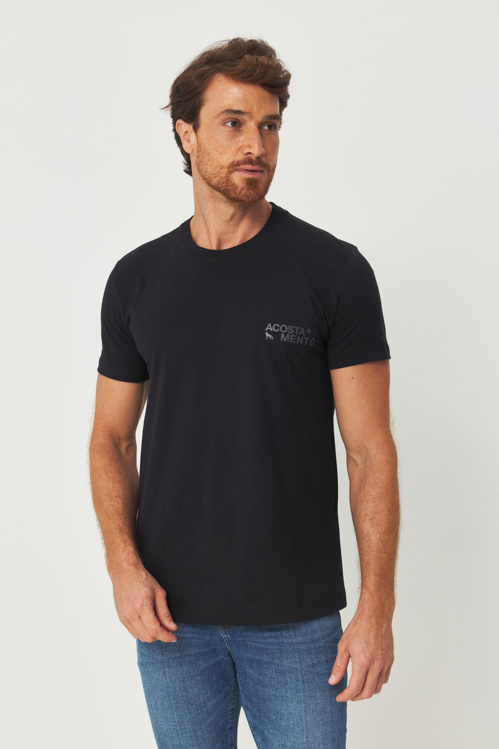 Camiseta Essencial Masculino Acostamento Preto