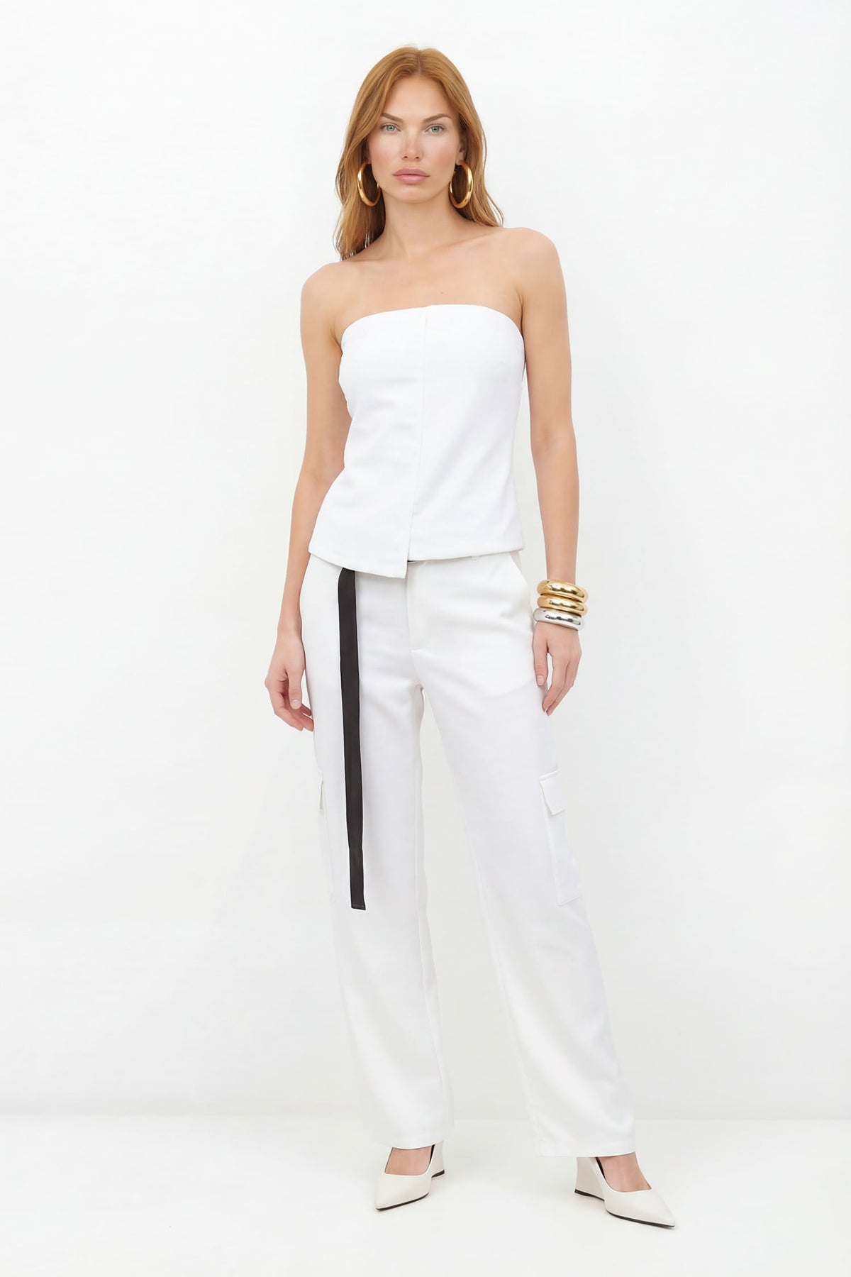 Blusa Assimétrica ACT Feminina Off White