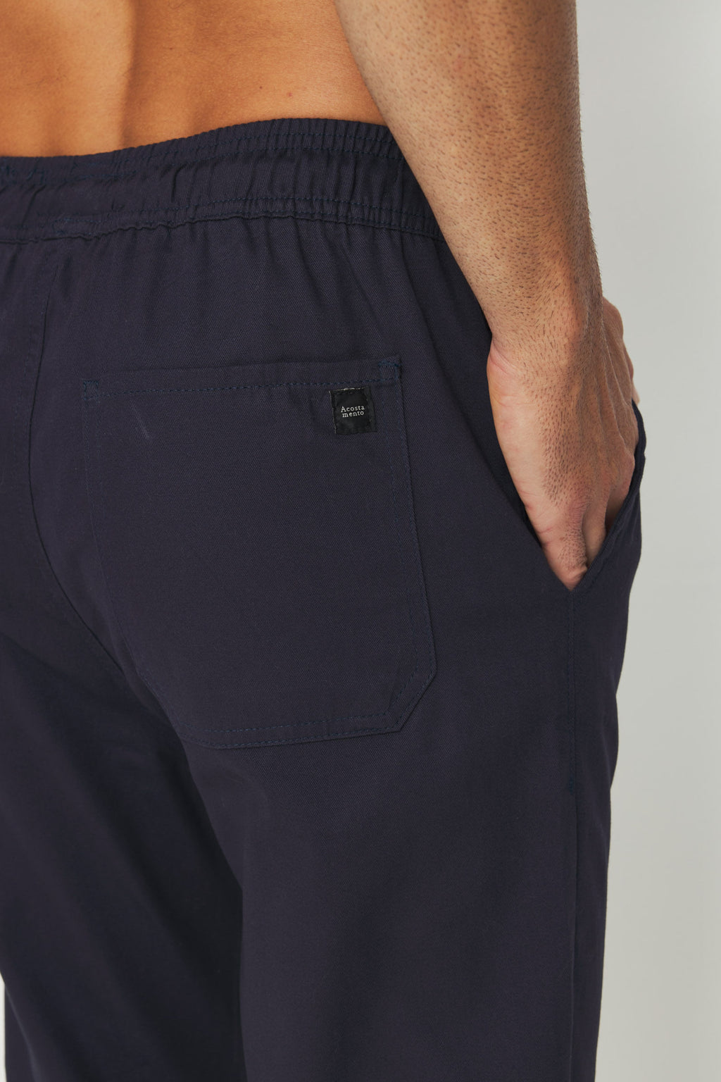 Calça Casual Jogger Masculina Acostamento Marinho