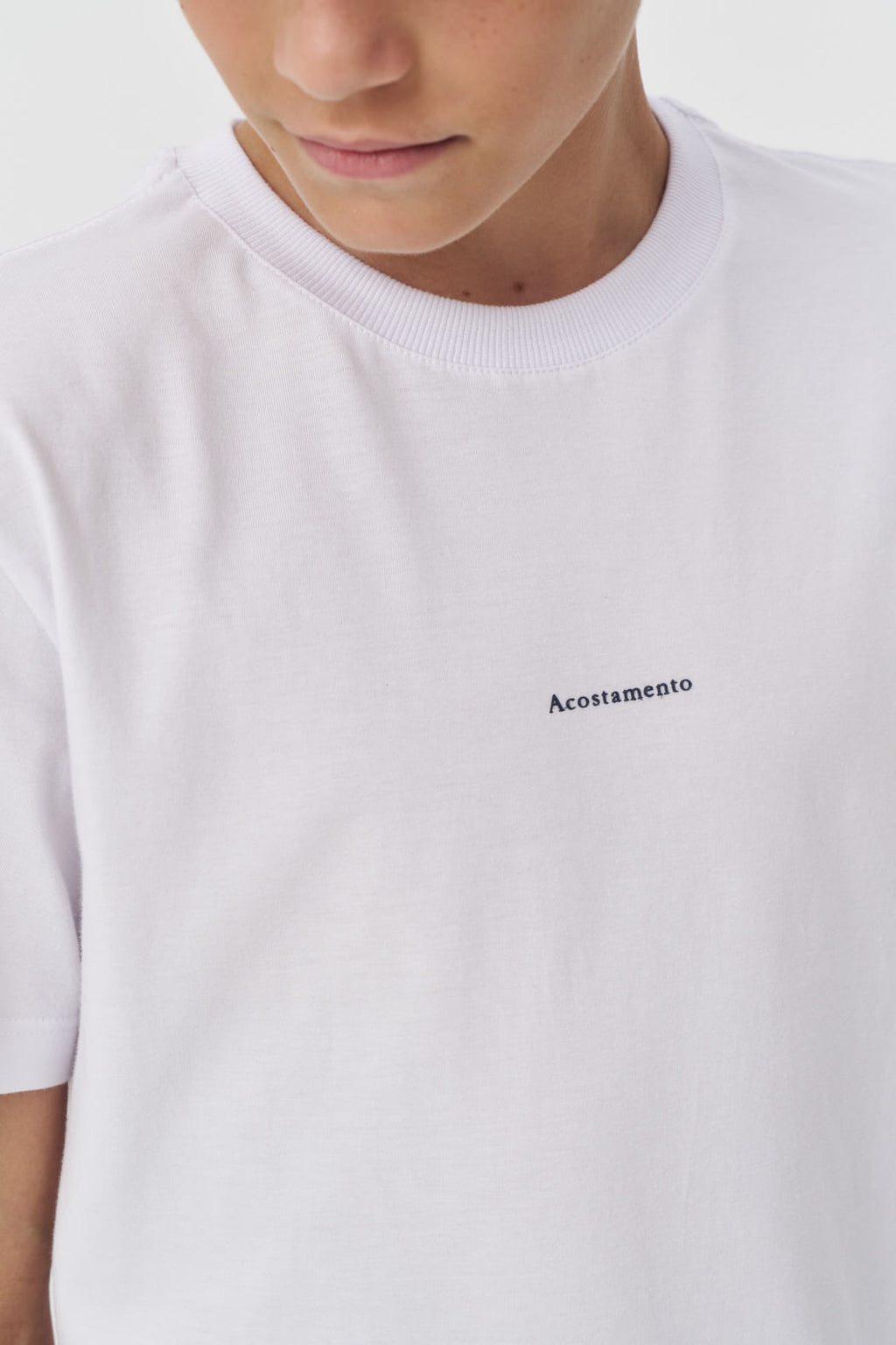 Camiseta Estampada Costas Menino Acostamento Next Branco