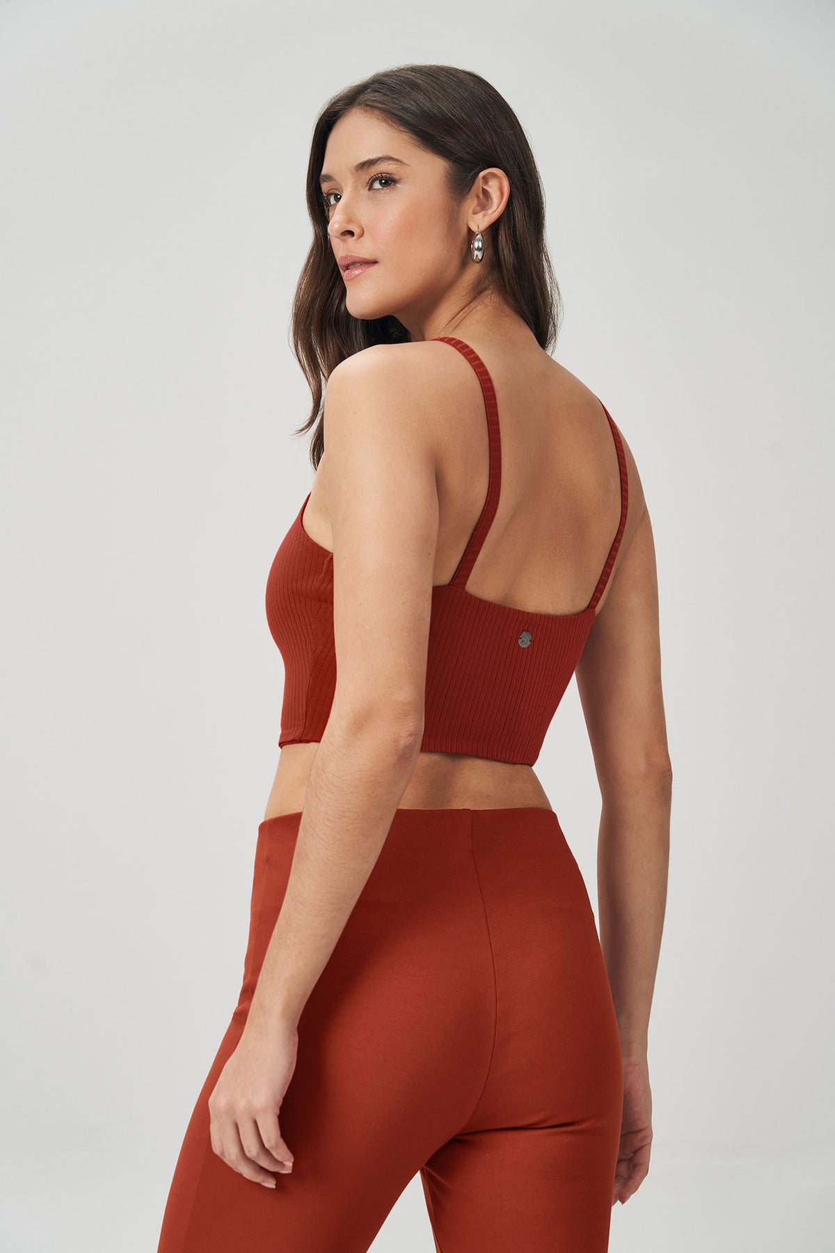 Top Canelado Feminino Acostamento Cassis