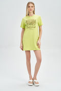 Vestido T-Dress Feminino Acostamento Citrus Green
