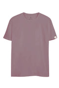 Camiseta Silk Manga Masculina Oversize Acostamento Rosa Antigo