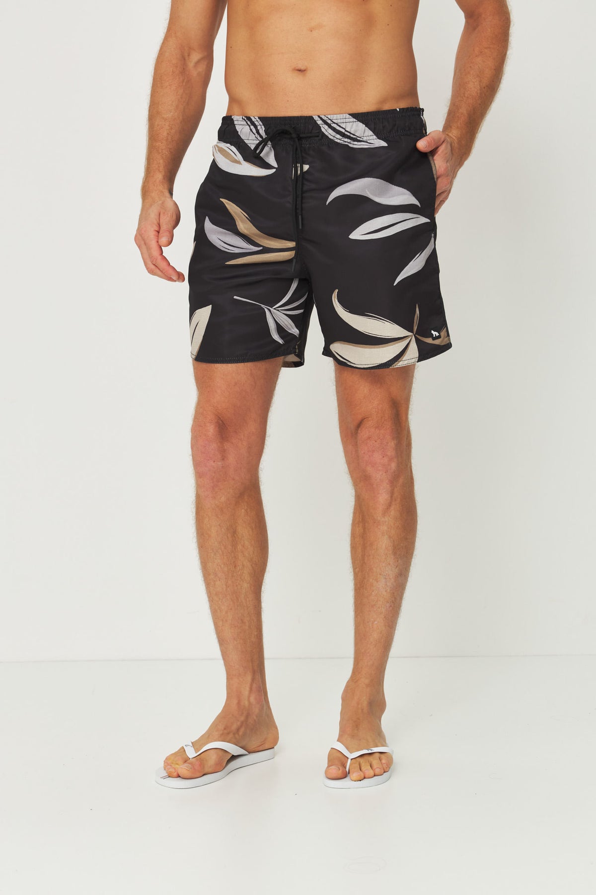Short Estampado Masculino Acostamento Wolf Floral