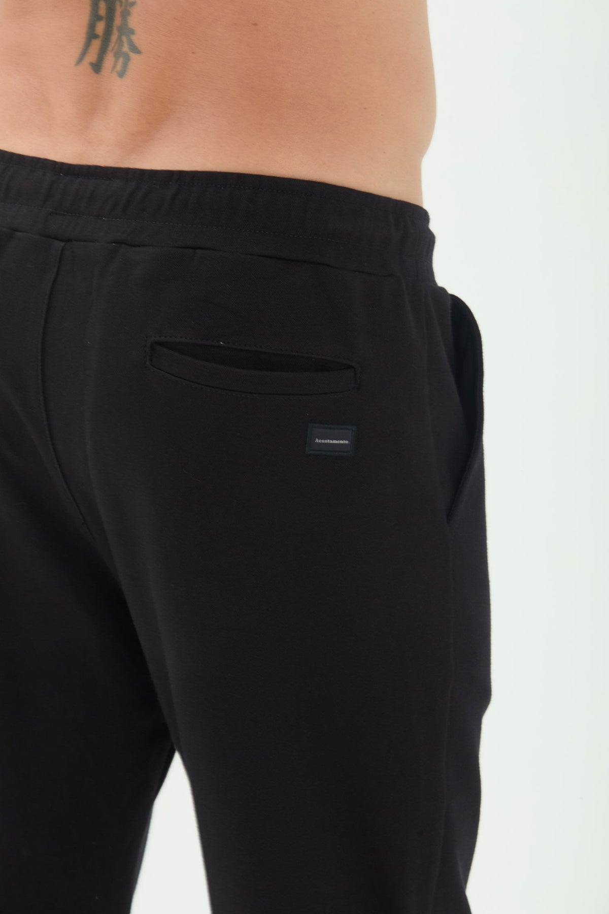 Calça Moletom Essencial Masculina Acostamento Preto