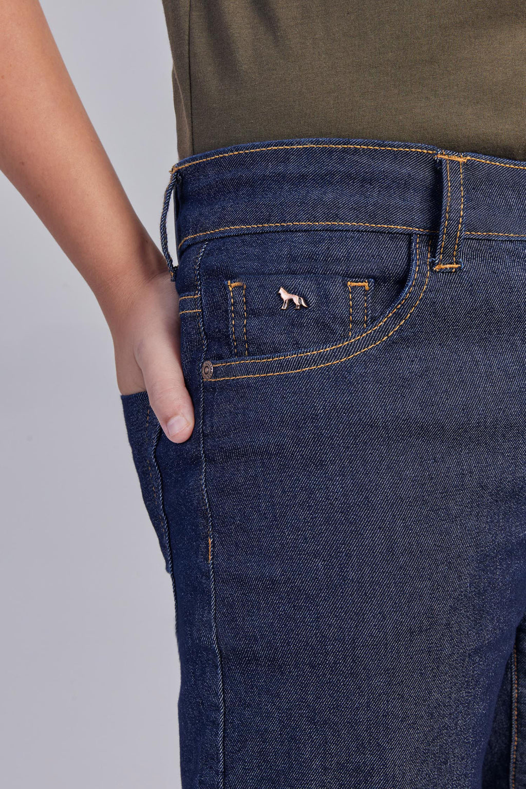Bermuda Jeans Young Menino Acostamento Next Jeans Escuro