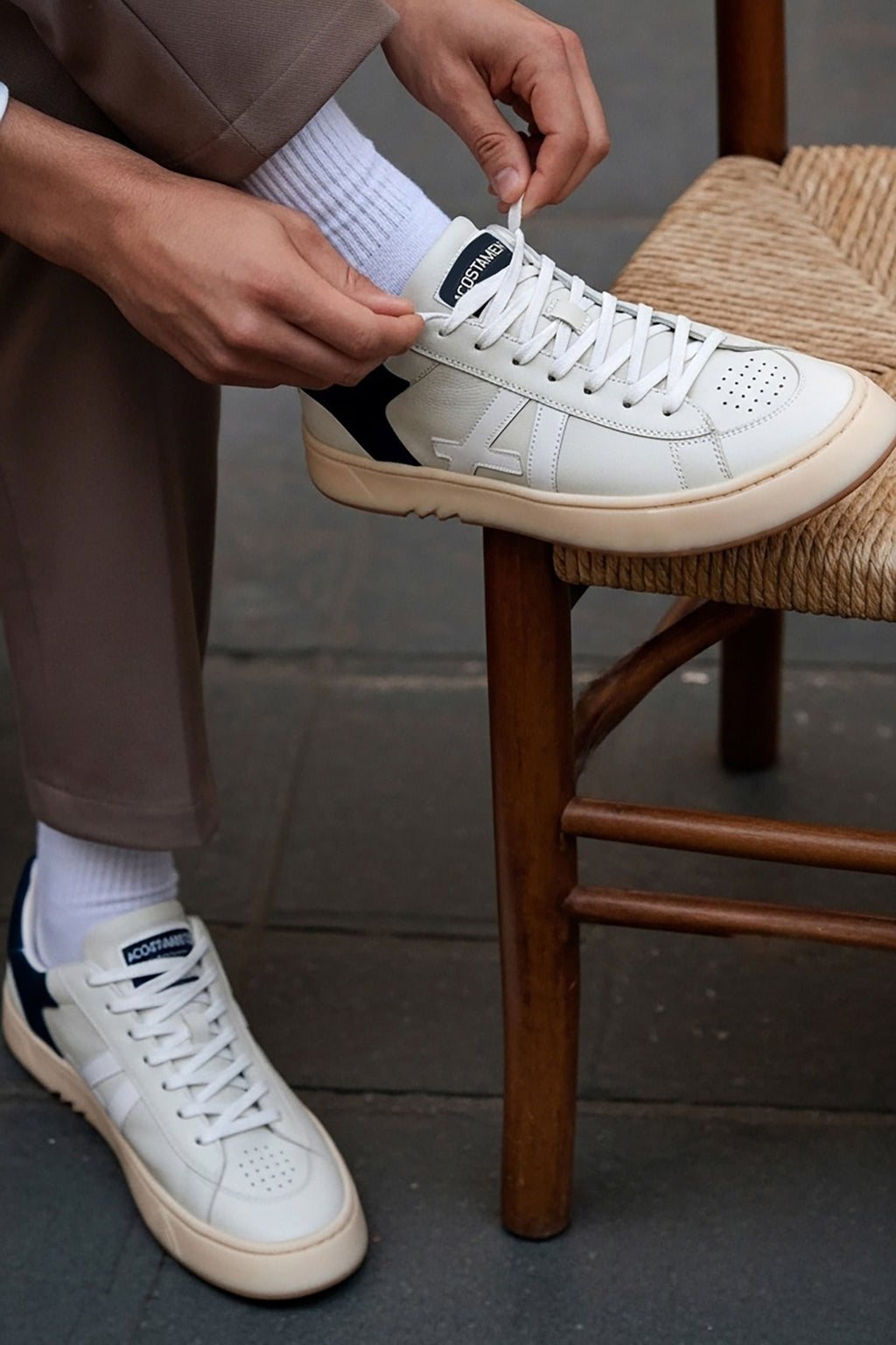Tênis Dingo Masculino Acostamento Off White