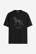 Camiseta Road Wolf Masculina Acostamento Preto