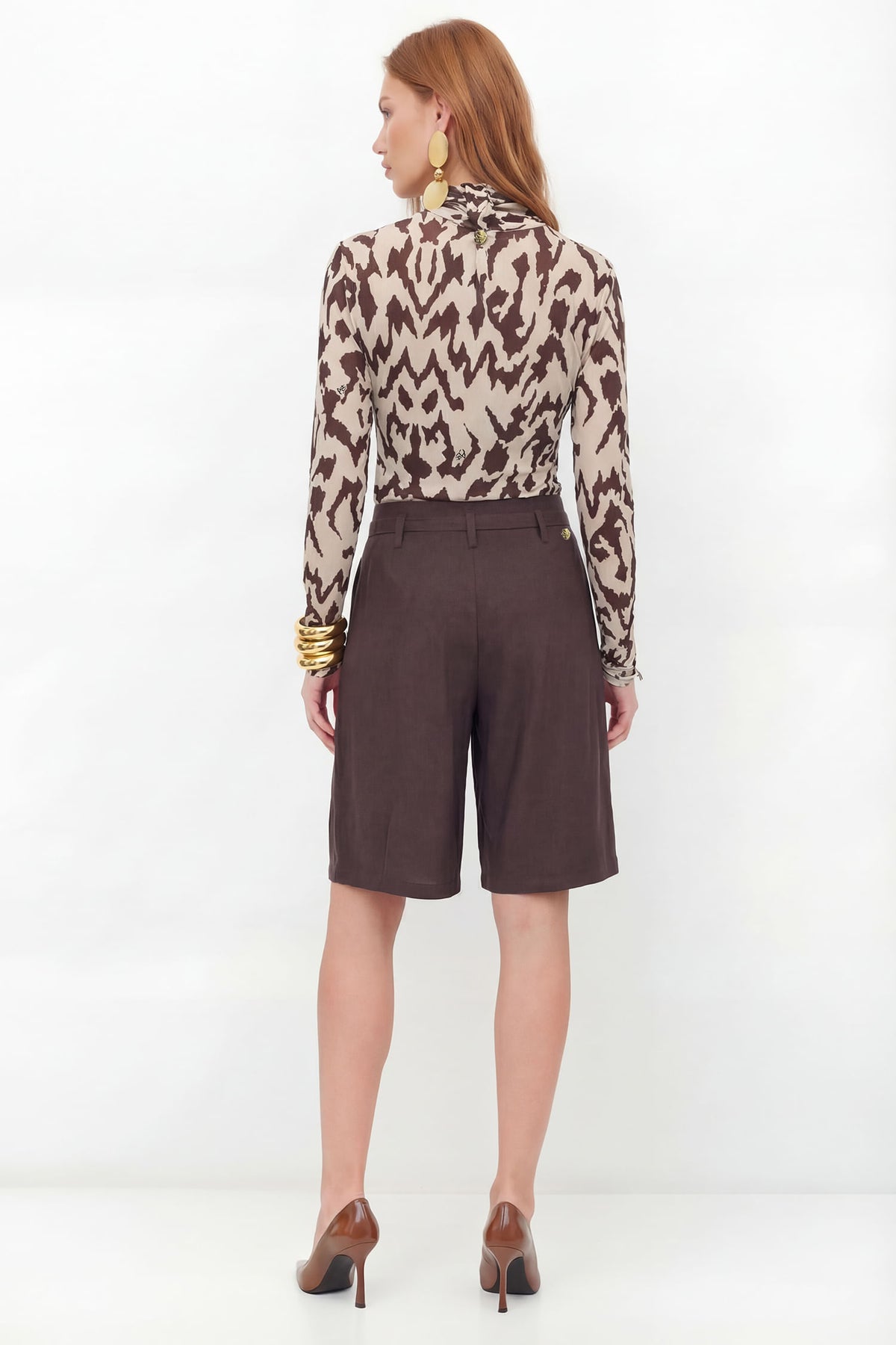 Blusa Manga Longa Em Tule ACT Feminina Savanna