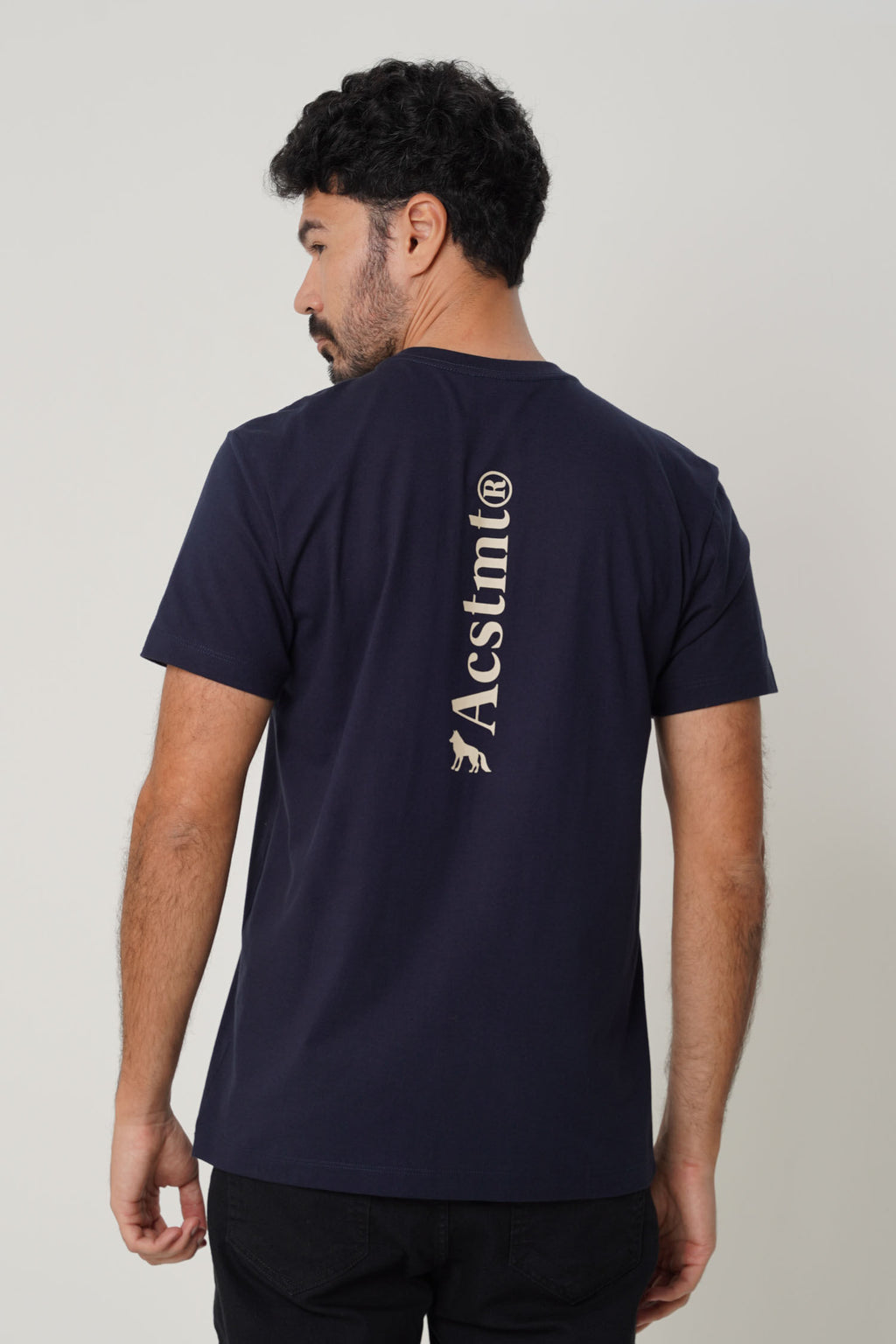 Camiseta Street Casual Masculina Acostamento Marinho