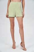 Short Fashion Feminino Acostamento Matcha