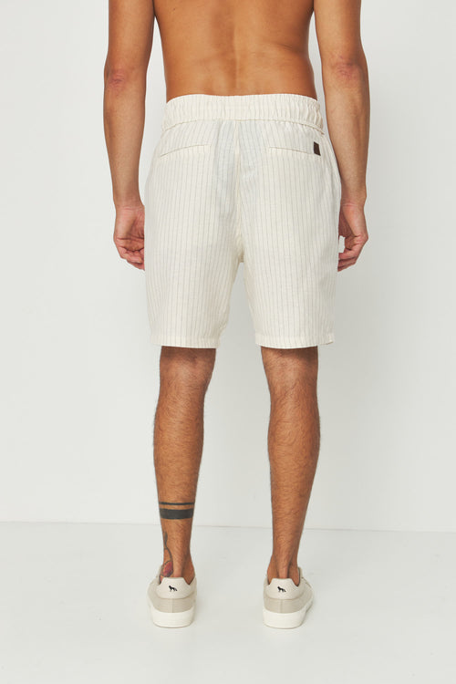 Bermuda Minimalista Masculina Acostamento Off White