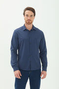 Camisa Manga Longa Tech Social Masculina Acostamento Marinho
