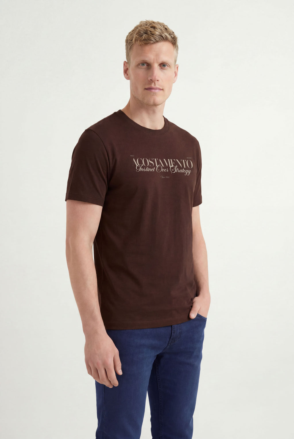 Camiseta Big Shirt Masculina Acostamento Marrom Ipe
