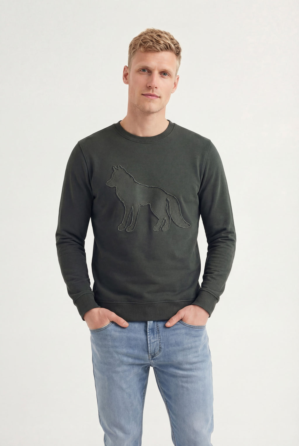 Blusão Wolf Masculino Acostamento Verde Folhagem