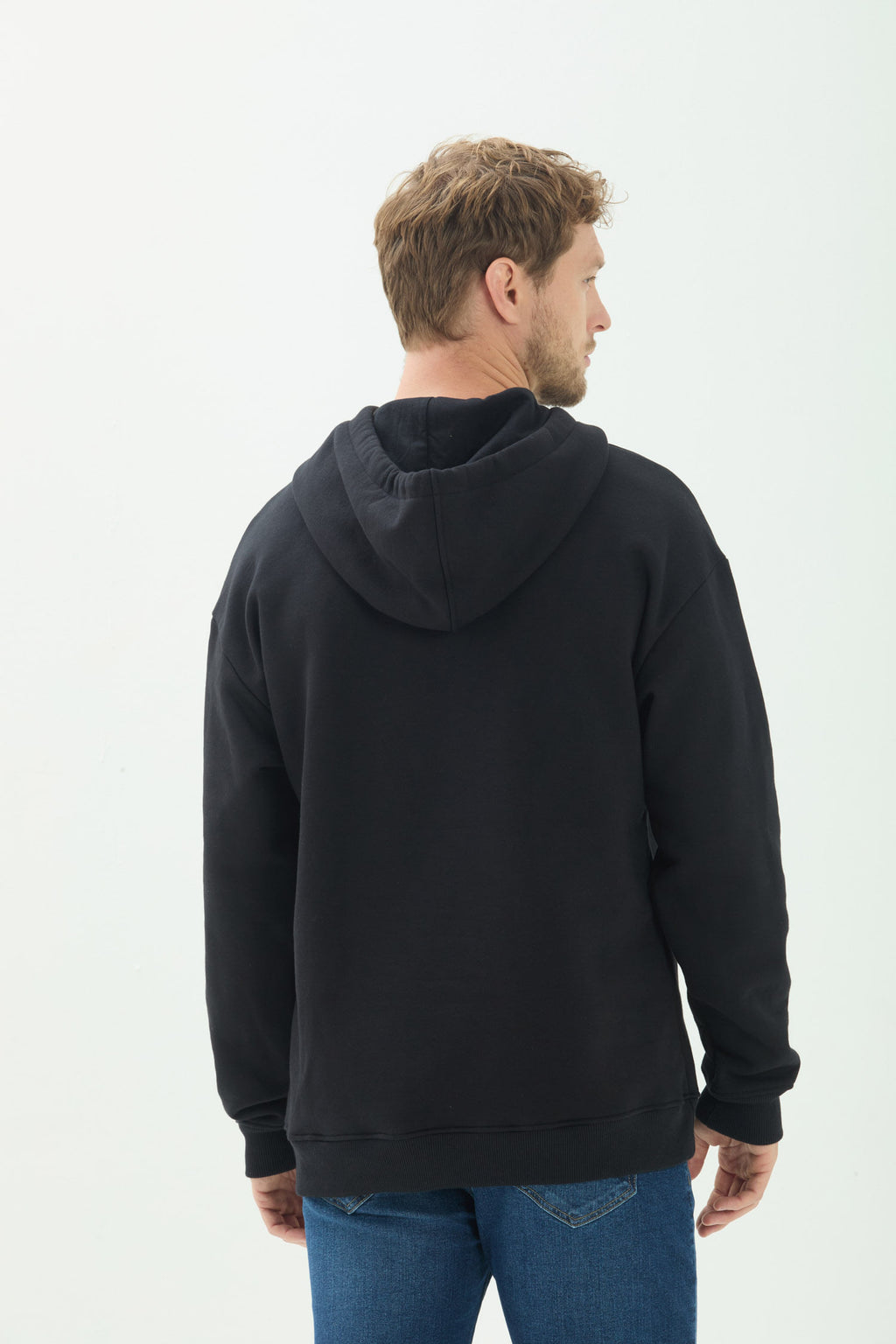 Blusão Moletom Streetwear Masculino Acostamento Preto