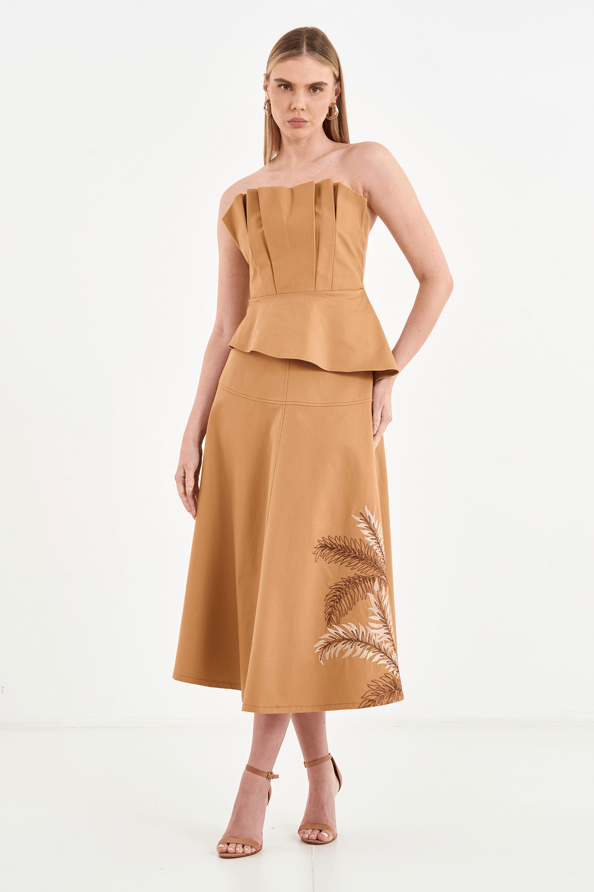 Blusa com Prega Sobreposta ACT Feminino Fendi