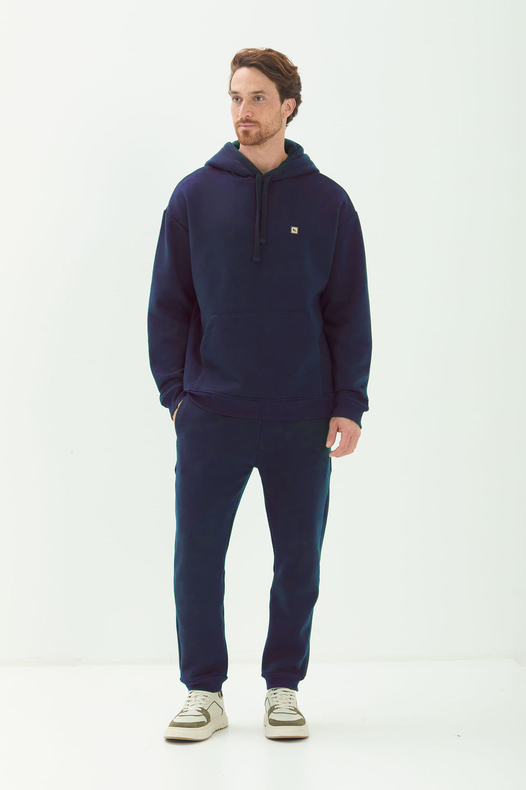 Calça Moletom Casual Masculino Acostamento Marinho
