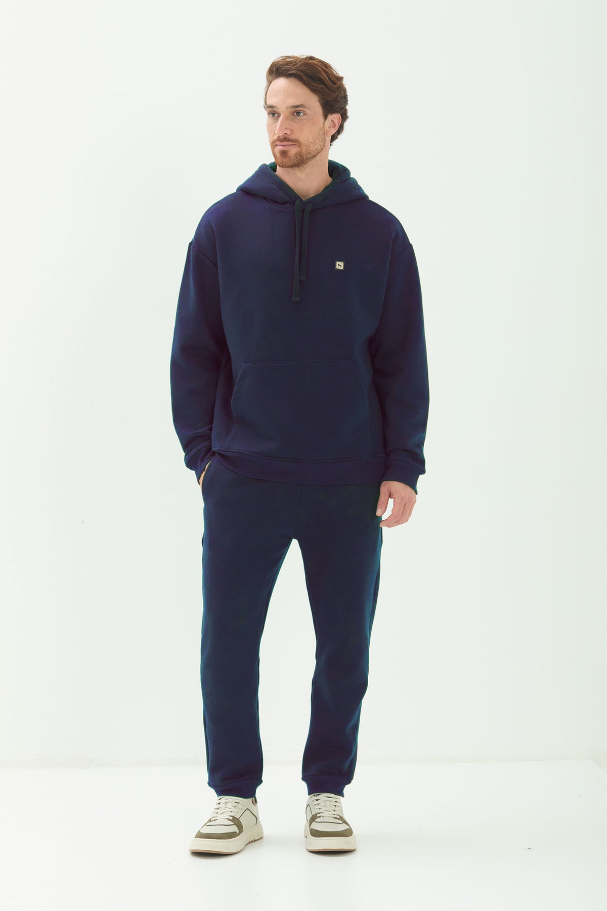 Calça Moletom Casual Masculino Acostamento Marinho